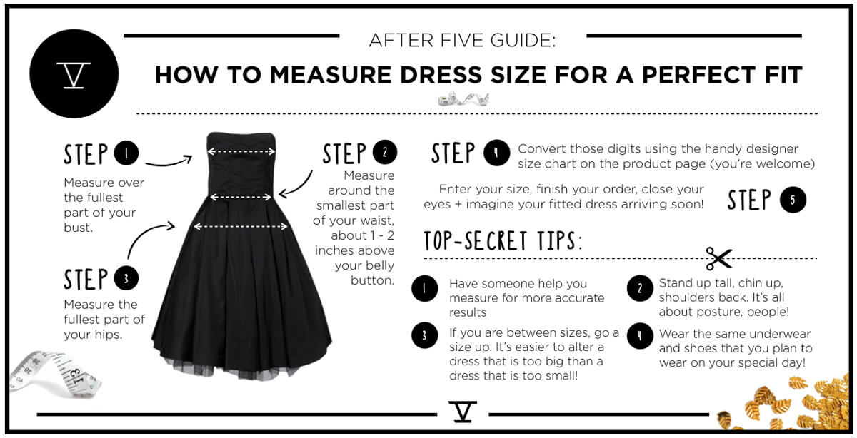 AfterFive Size Guide