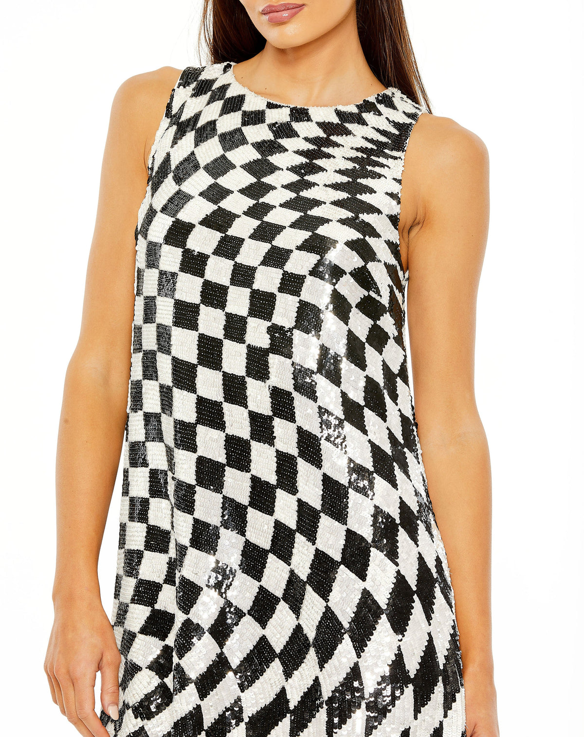 Mac Duggal 10027-BlackWhite-CL