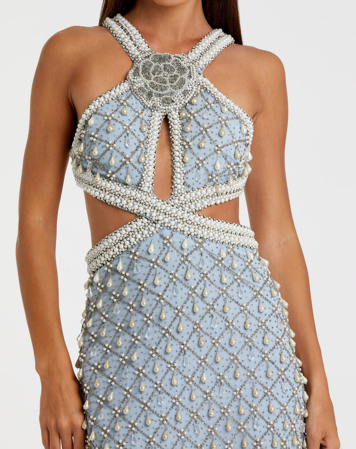 Mac Duggal 10098-VintageBlue-CL