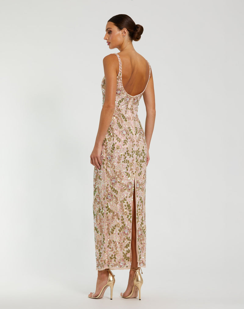 Mac Duggal 10755-NudeMulti-BK