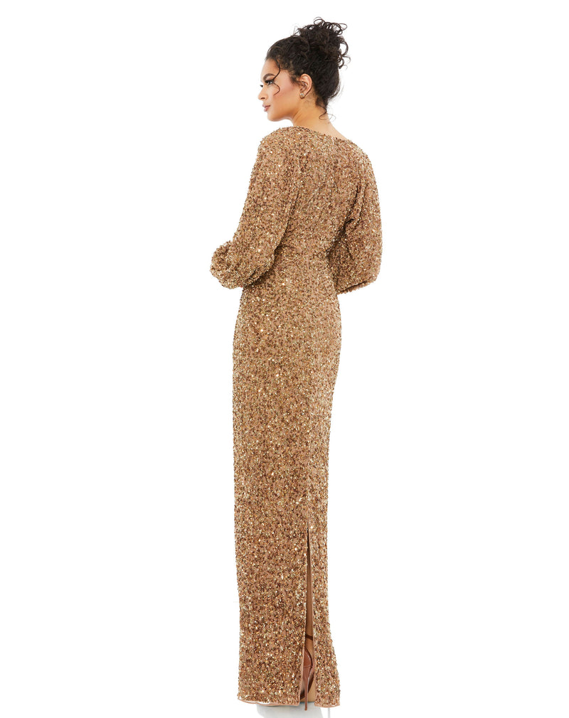 Mac Duggal 10791-Bronze-BK