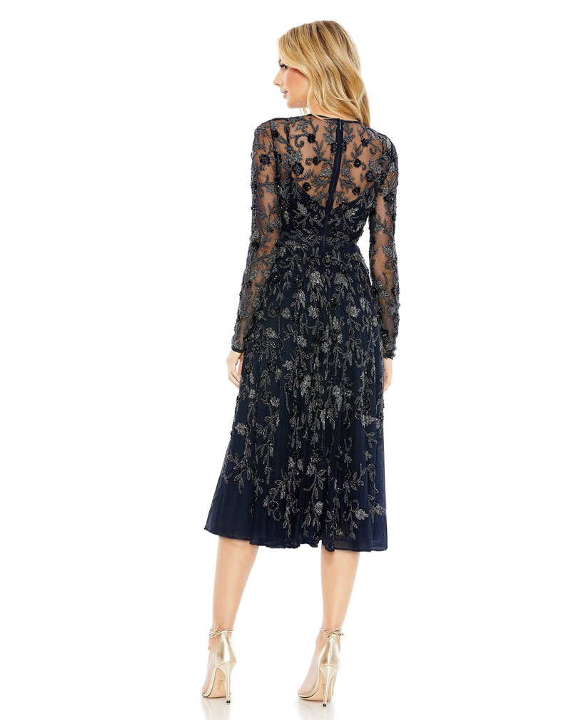 Mac Duggal 10799-Navy-BK