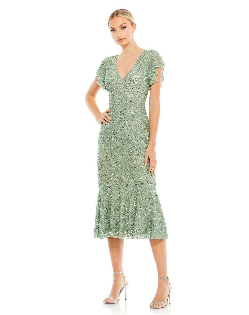 Mac Duggal 10801-Sage-AB