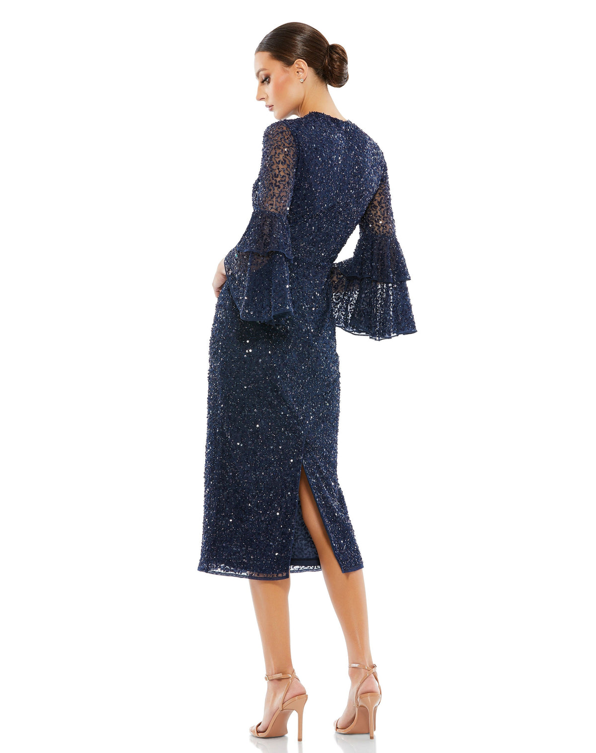 Mac Duggal 10802-Navy-BK