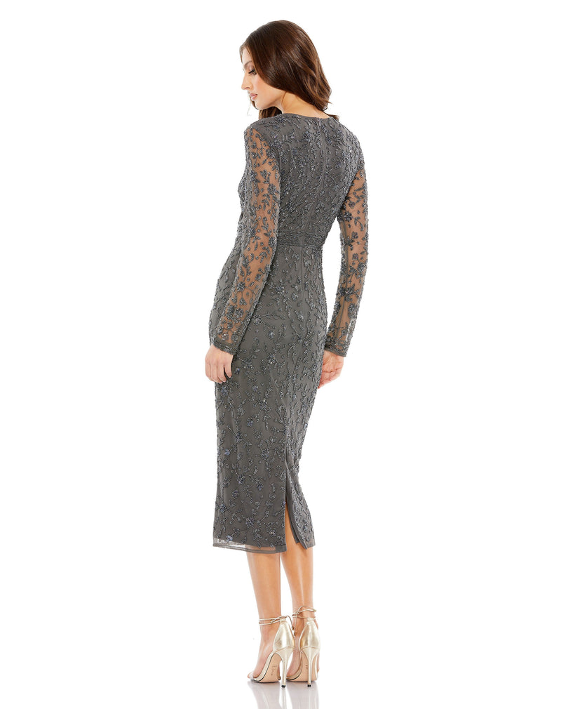 Mac Duggal 10812-Charcoal-BK