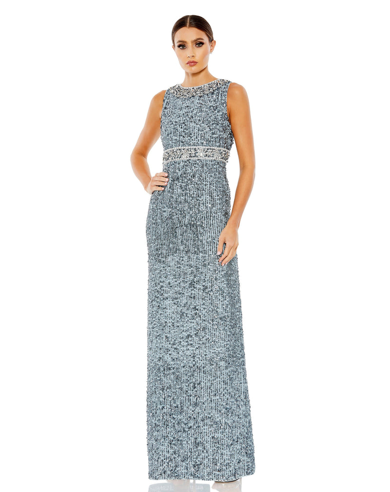Mac Duggal 10839-SlateBlue-AB