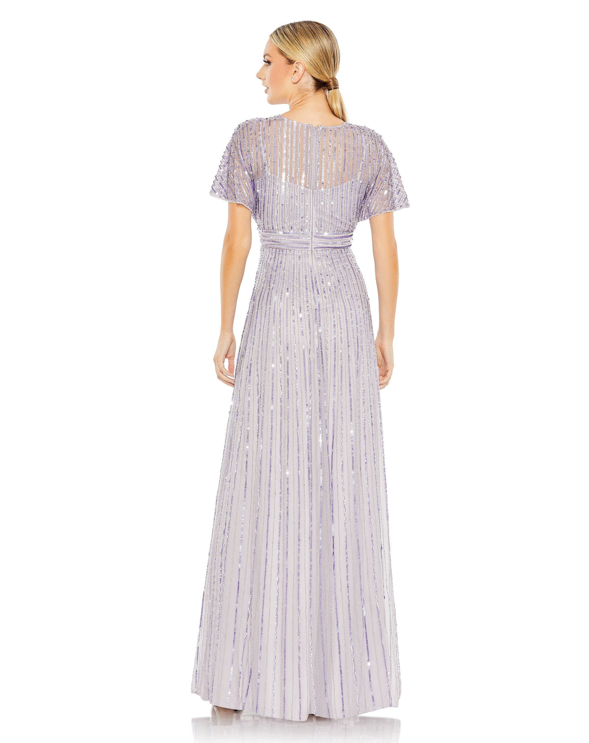 Mac Duggal 10868-Lavender-BK