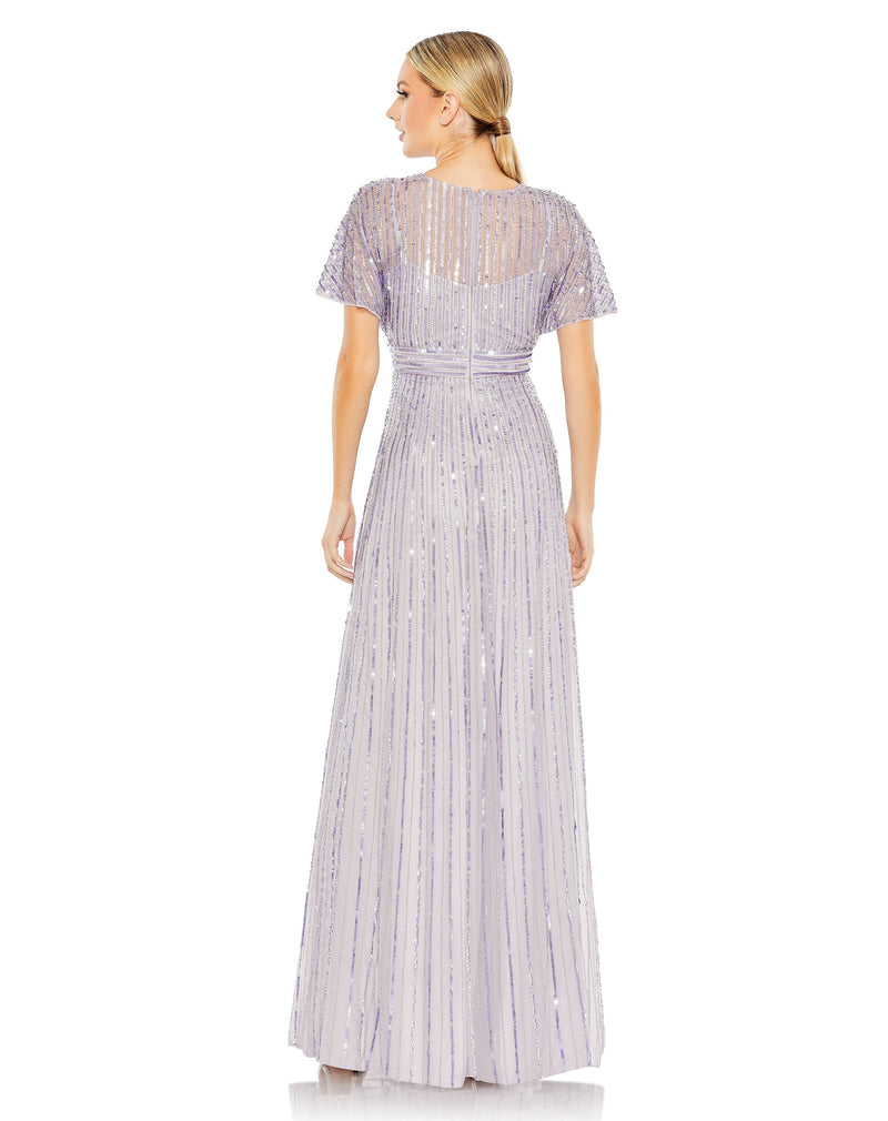 Mac Duggal 10868-Lavender-BK