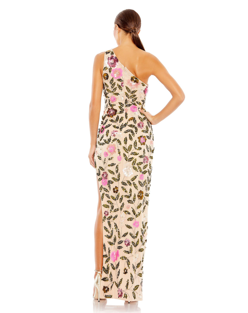 Mac Duggal 10903-NudeMulti-BK