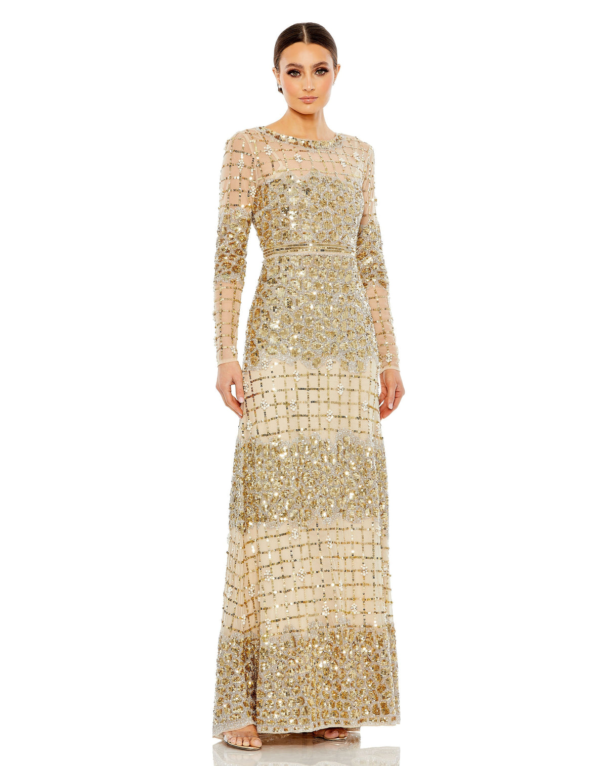 Mac Duggal 10951-Gold-AB