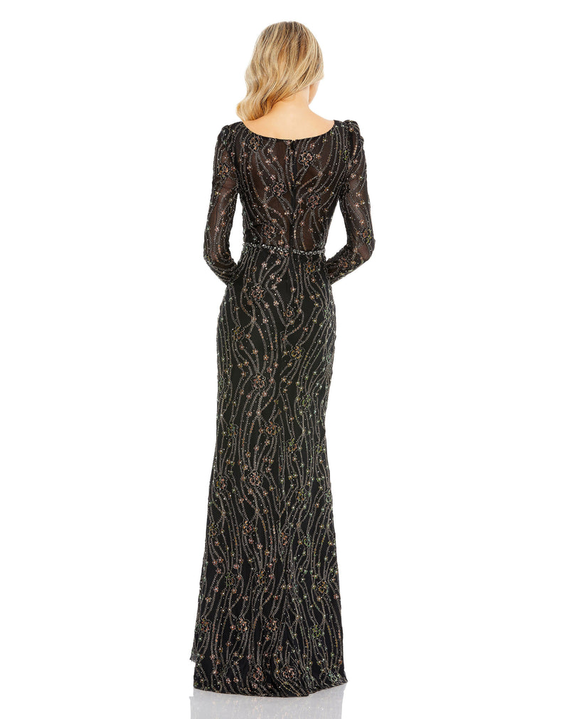 Mac Duggal 11159-BlackMulti-BK