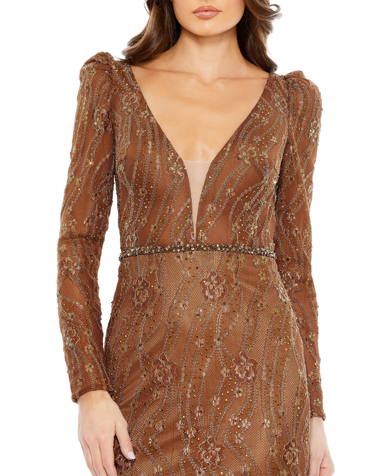 Mac Duggal 11159-Bronze-CL
