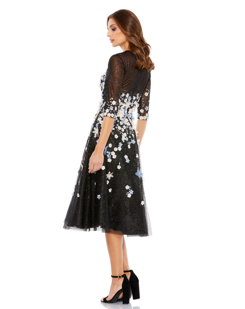 Mac Duggal 11161-BlackMulti-BK