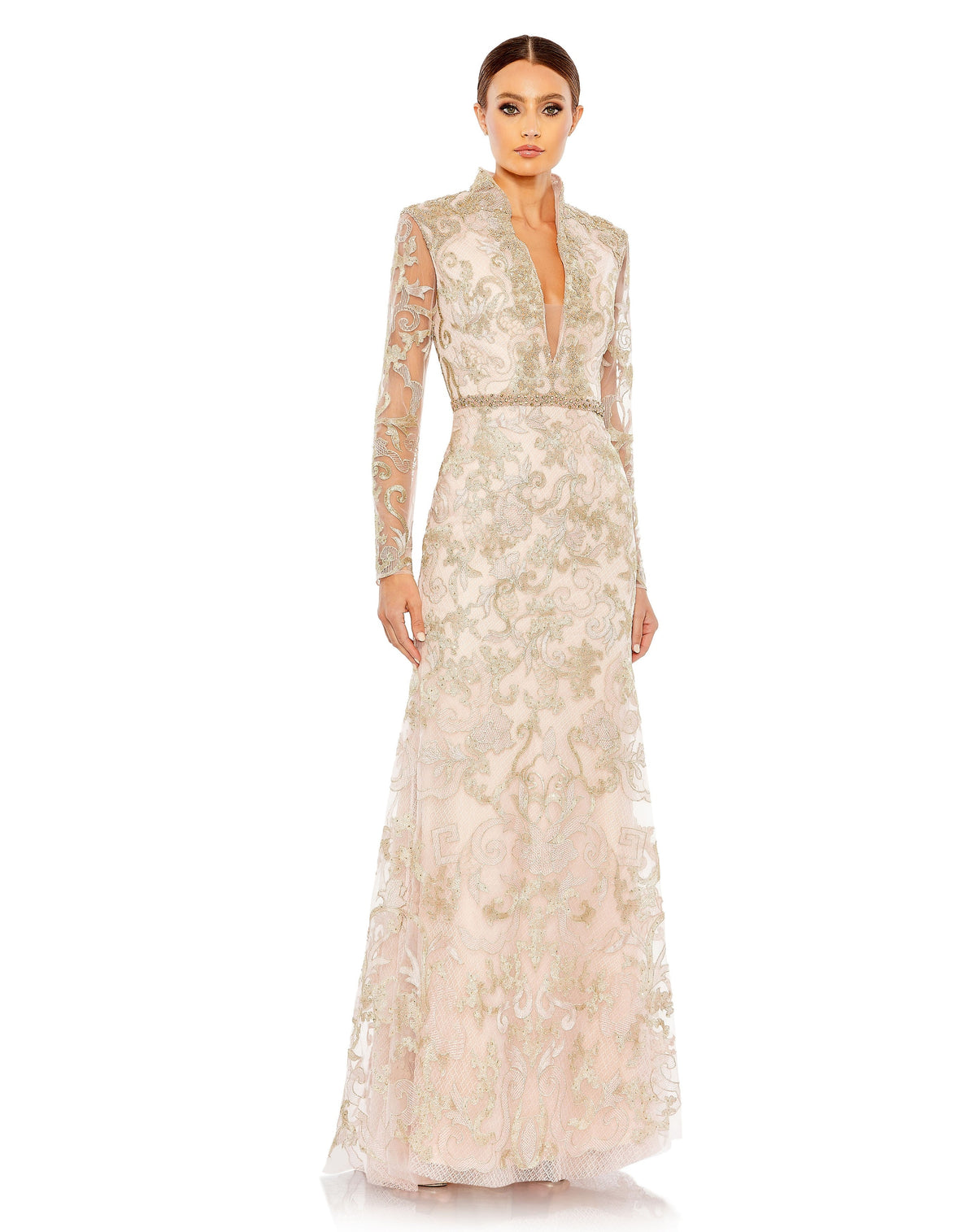 Mac Duggal 11165-Blush-AB