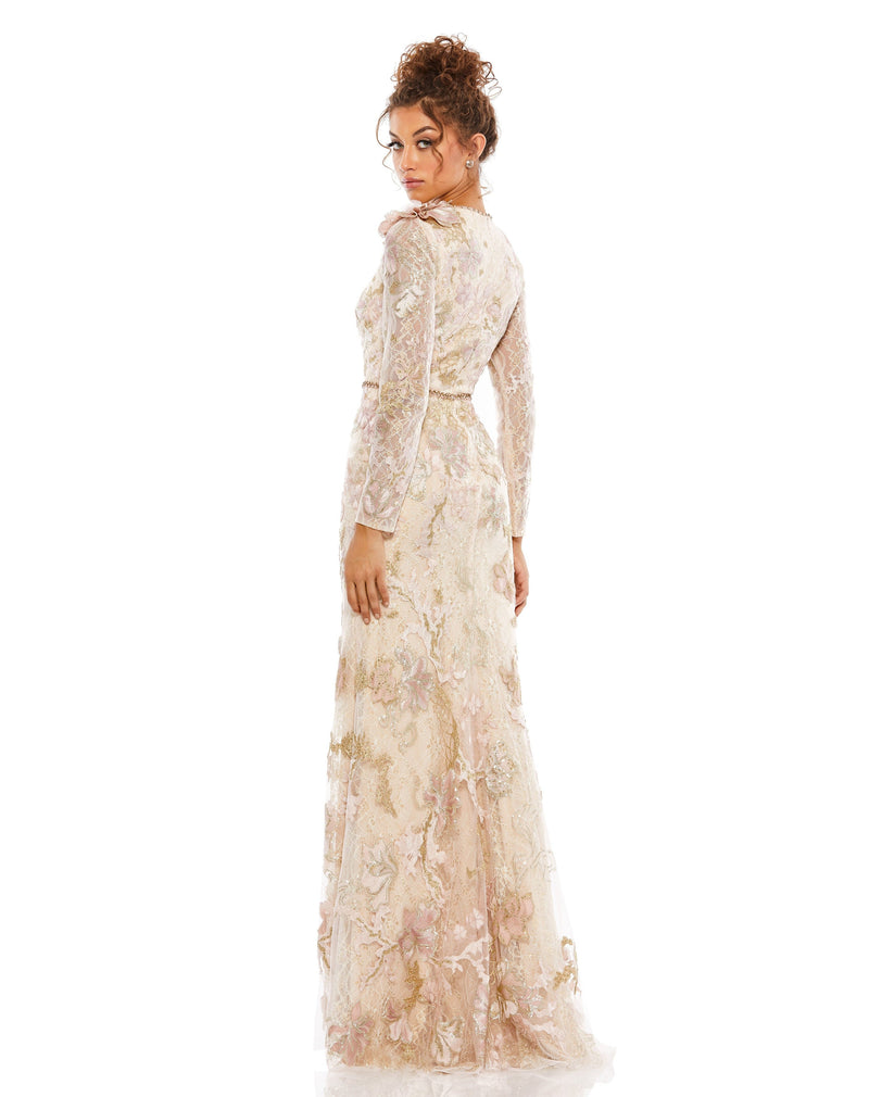 Mac Duggal 11174-Blush-BK
