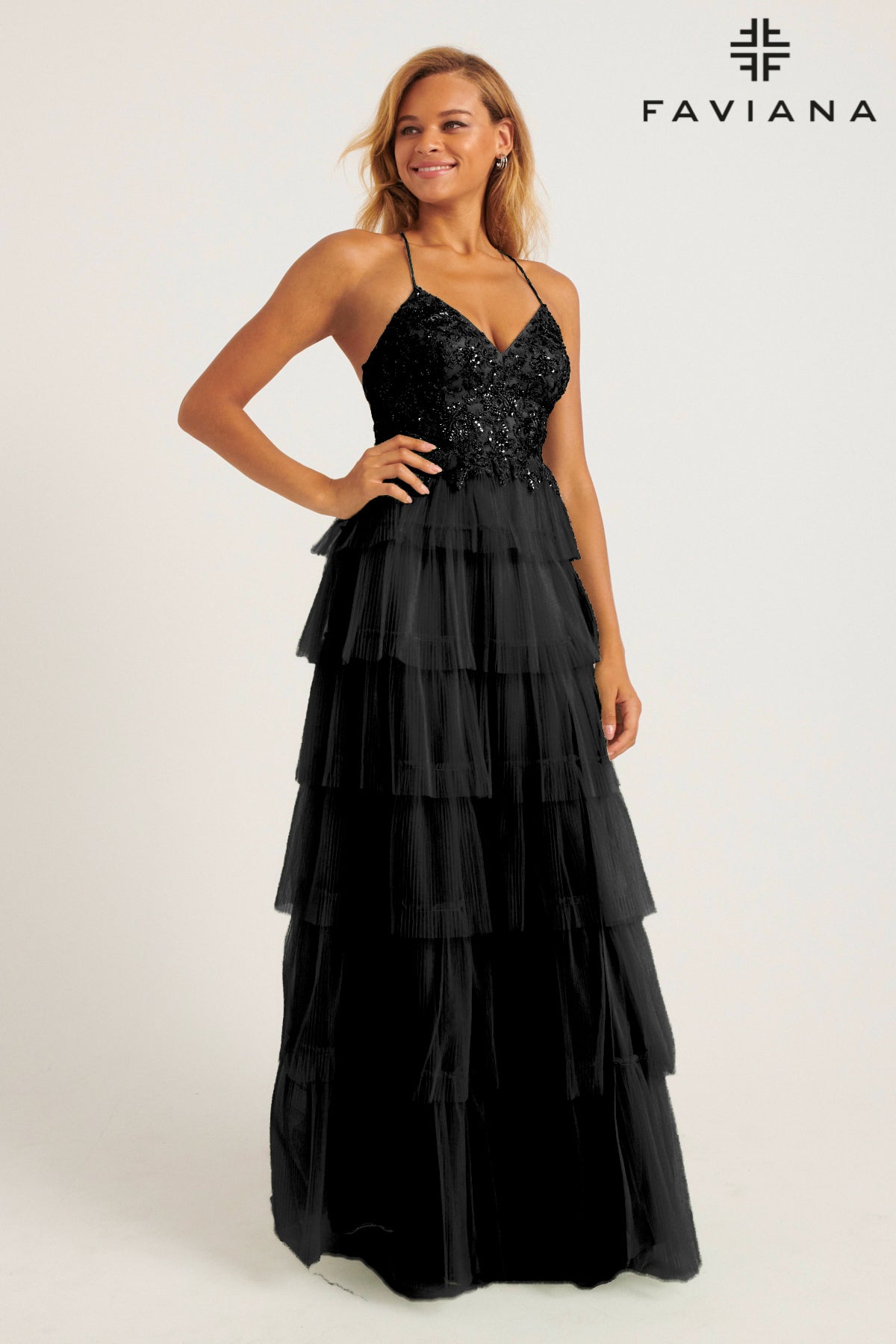 Faviana 11231_BLACK_FRONT