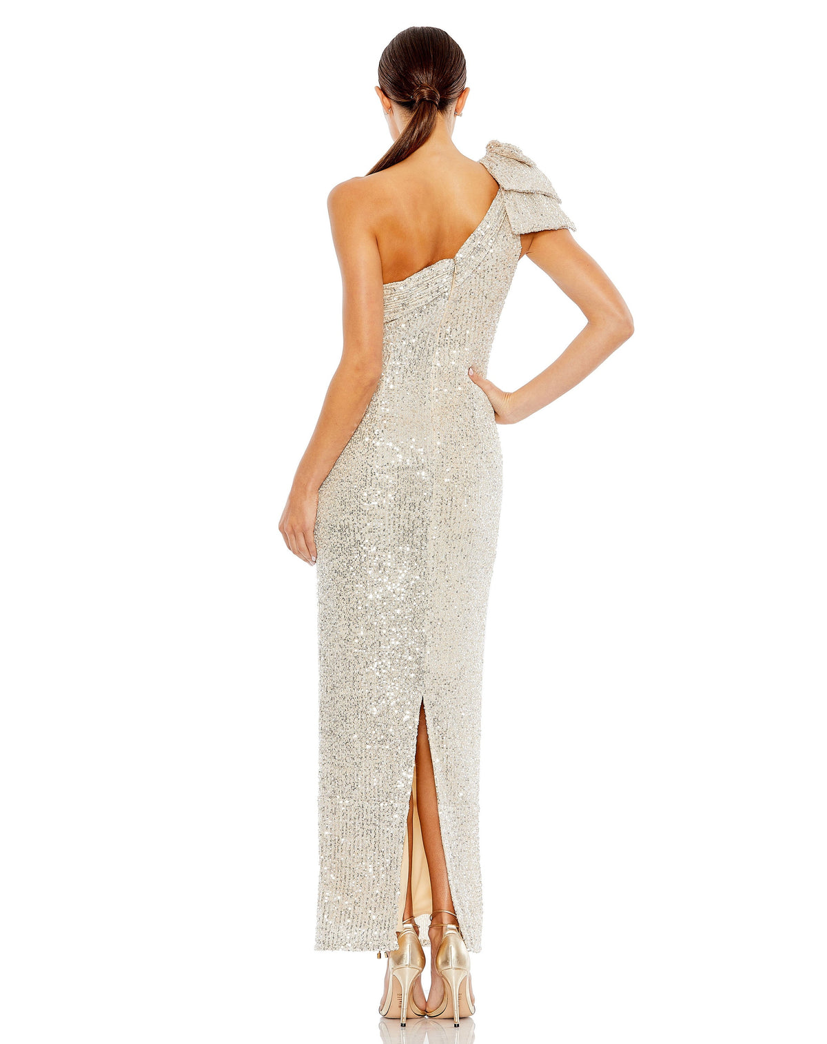 Mac Duggal 11283-Nude-BK