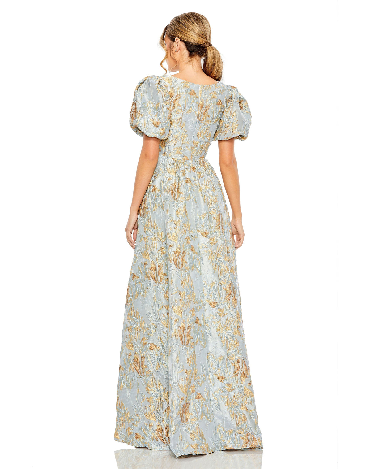 Mac Duggal 11608-PlatinumGold-BK