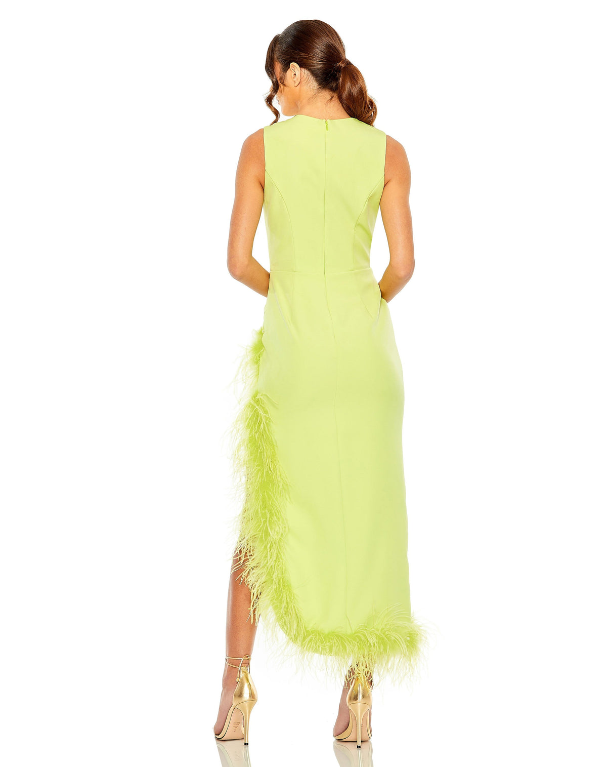 Mac Duggal 11626-Lime-BK