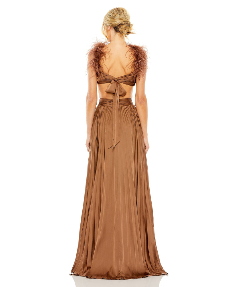 Mac Duggal 11687-Chocolate-BK