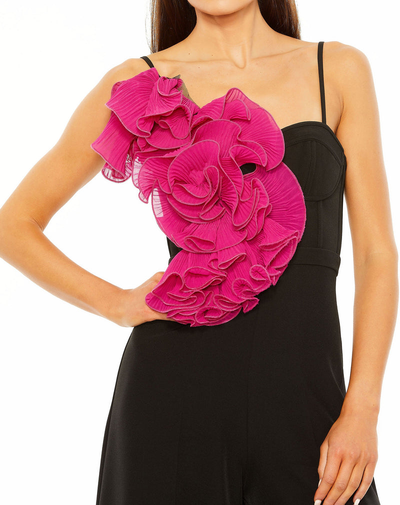Mac Duggal 11767-BlackFuchsia-CL