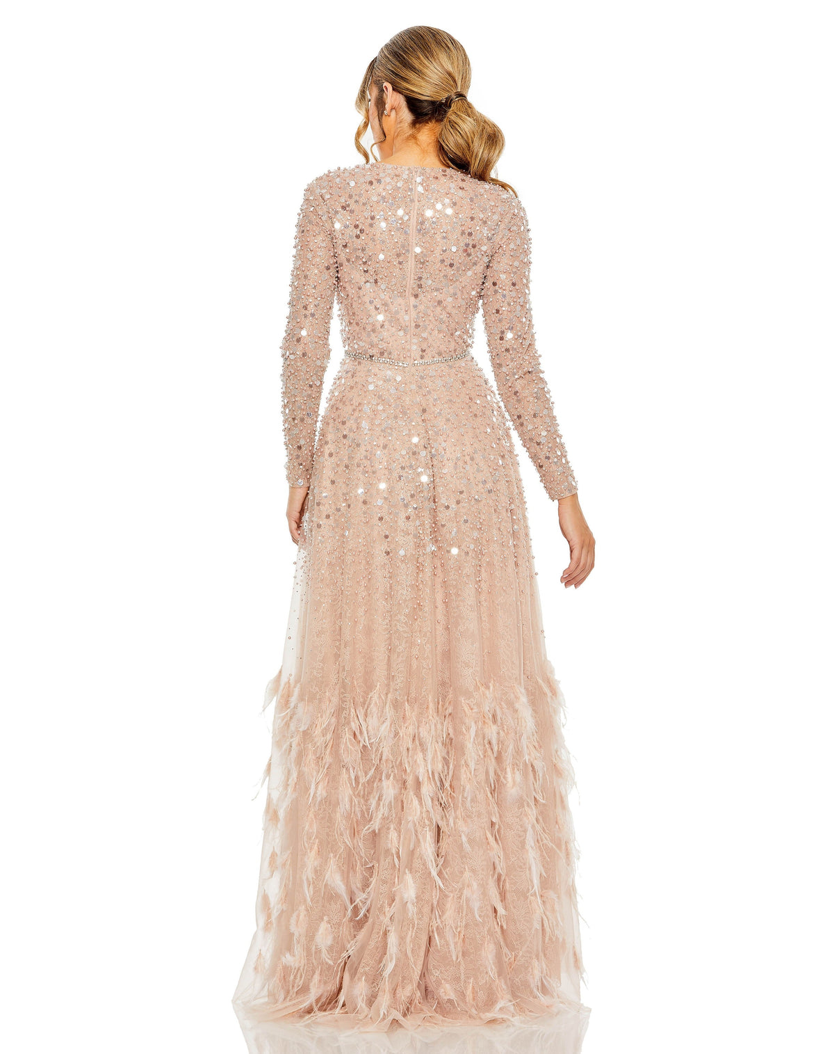 Mac Duggal 11782-DustyRose-BK