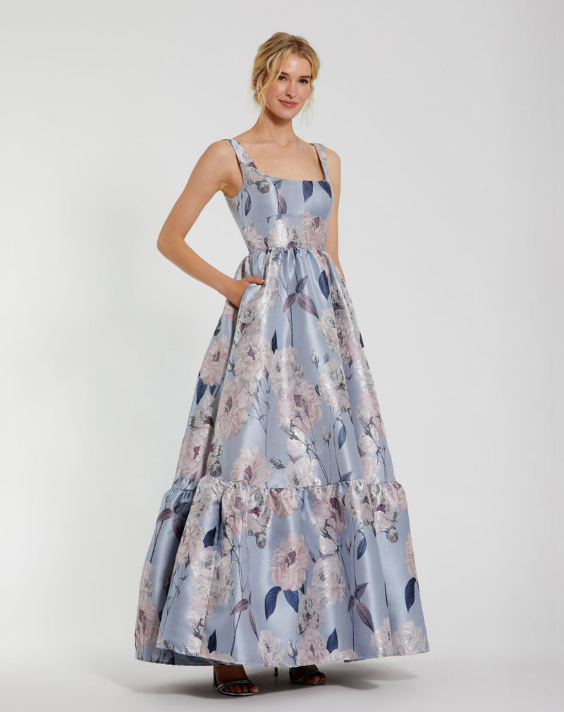 Mac Duggal 11826-BlueMulti-AB