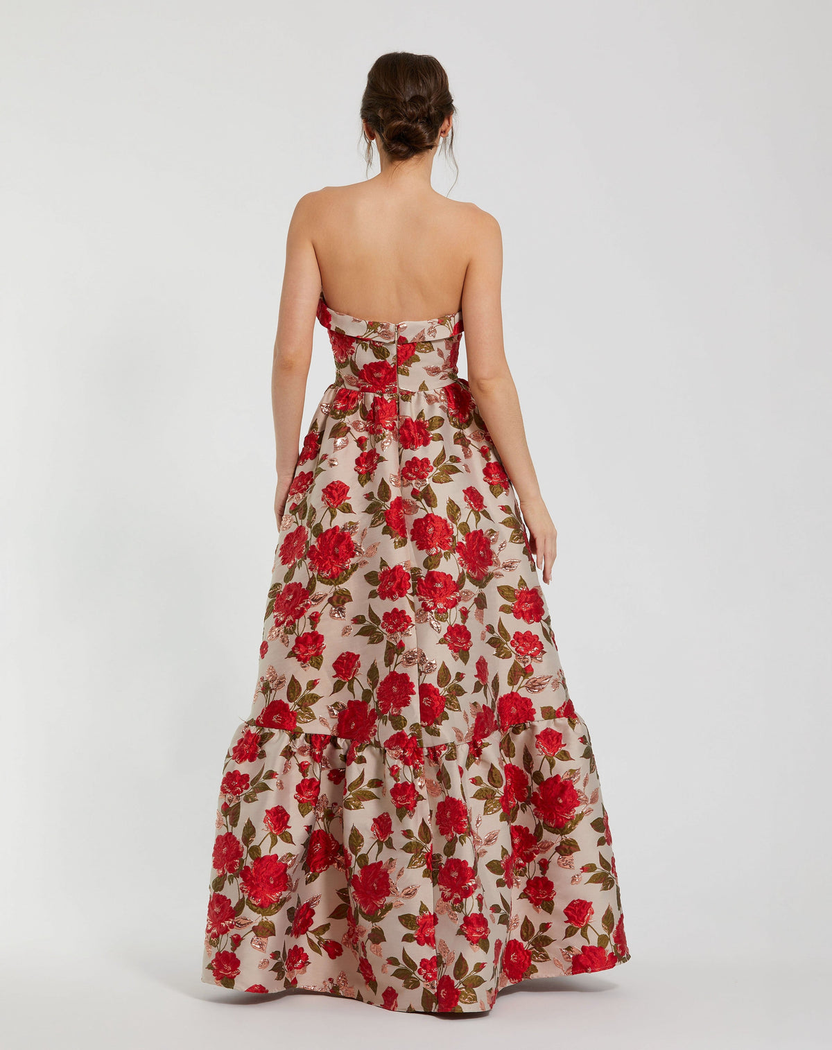 Mac Duggal 11827-WhiteMulti-BK