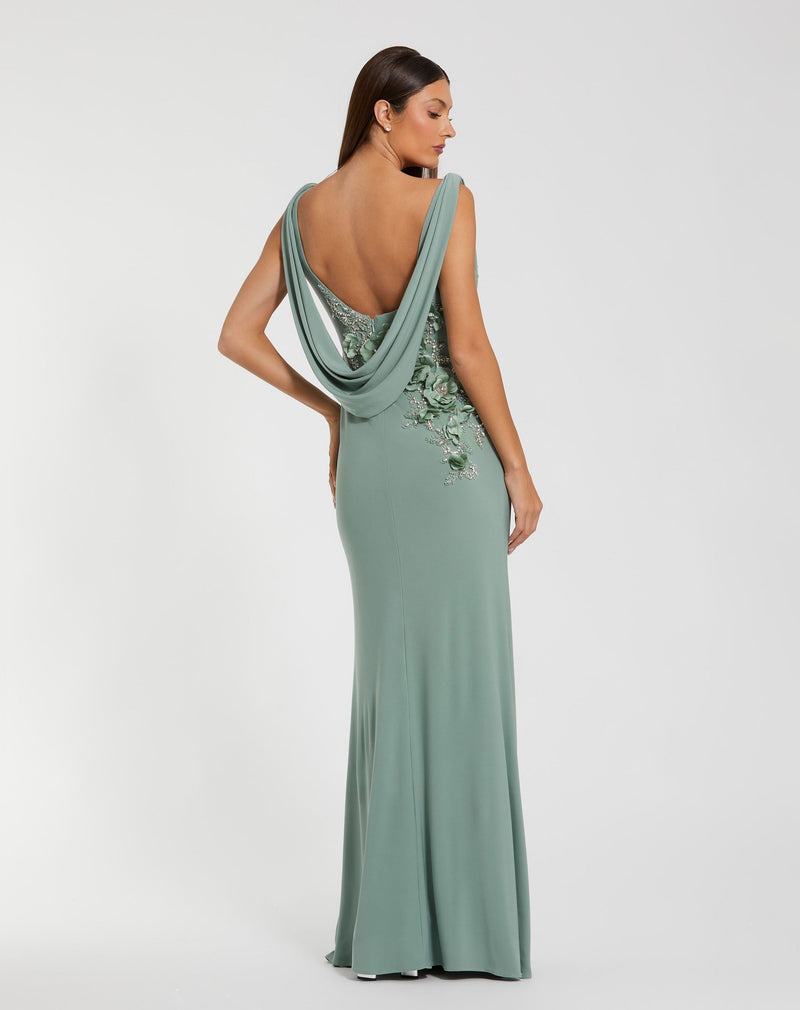 Mac Duggal 11910-Sage-BK