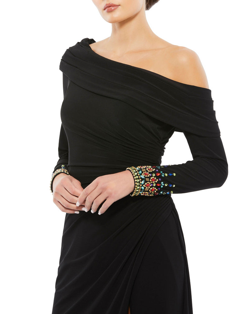 Mac Duggal 12231-BlackMulti-CL
