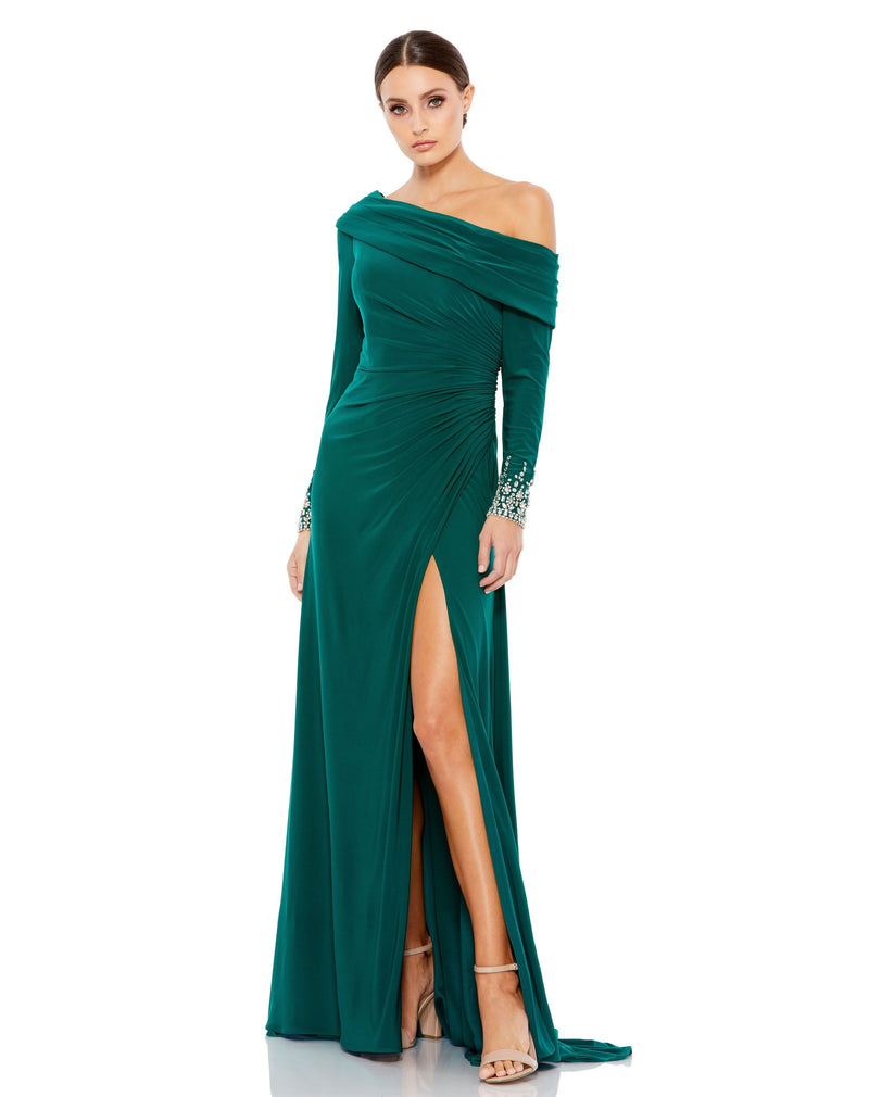 Mac Duggal 12231-Emerald-AB
