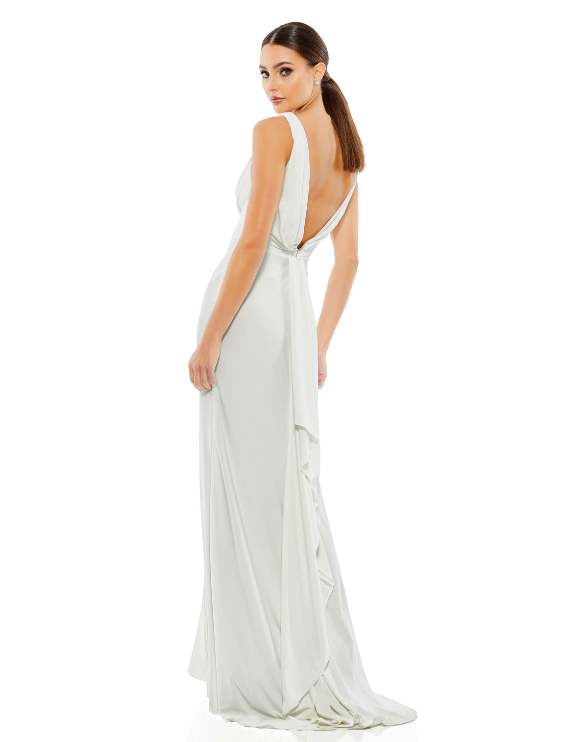 Mac Duggal 12336-White-BK