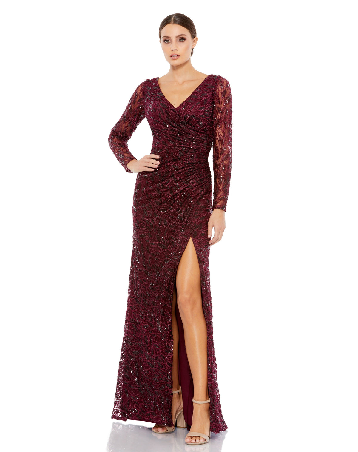 Mac Duggal 12412-Garnet-AB