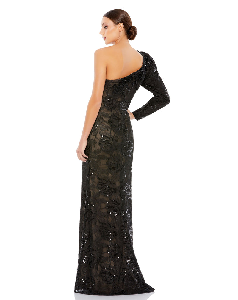 Mac Duggal 12444-Black-BK