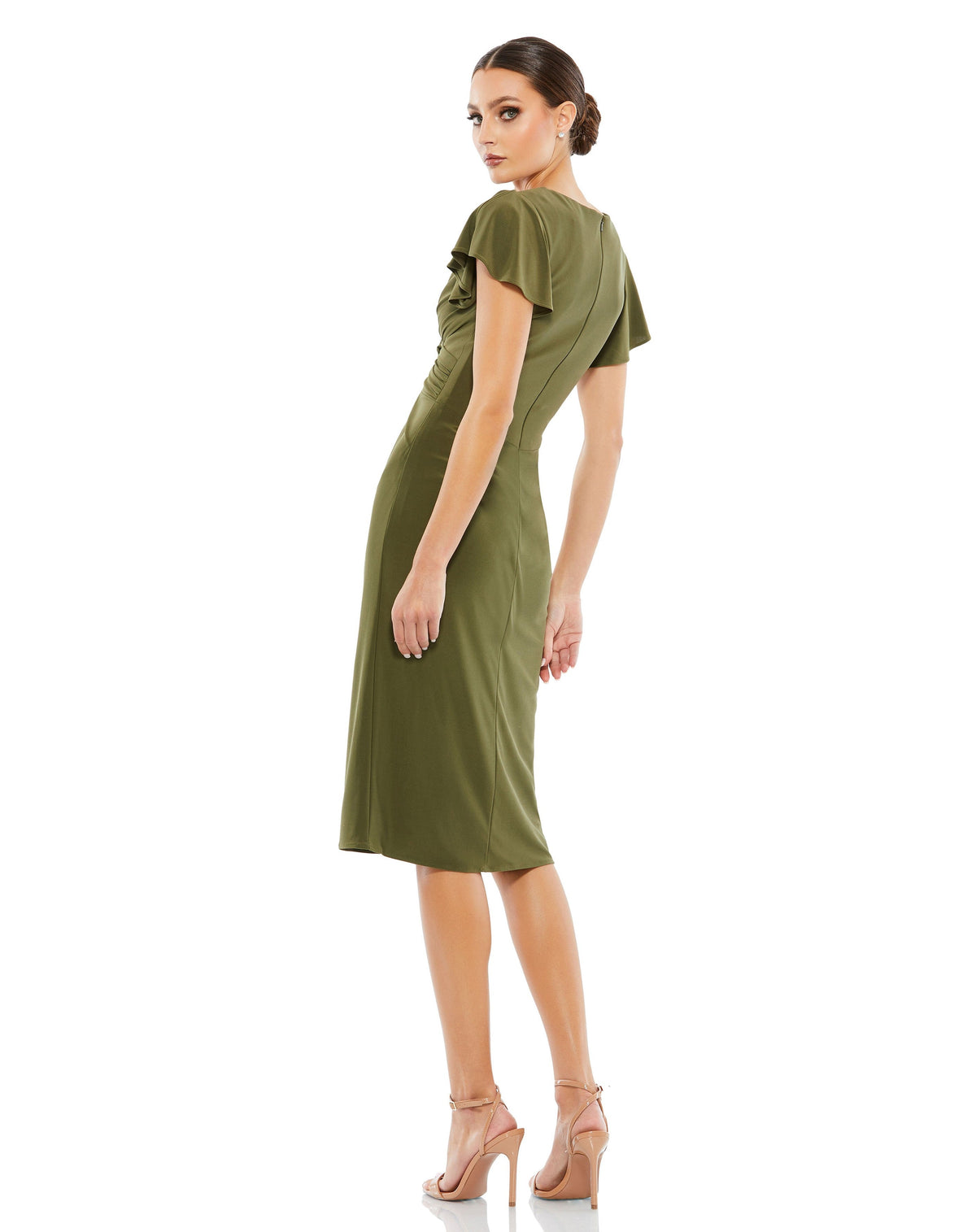 Mac Duggal 12486-Olive-BK