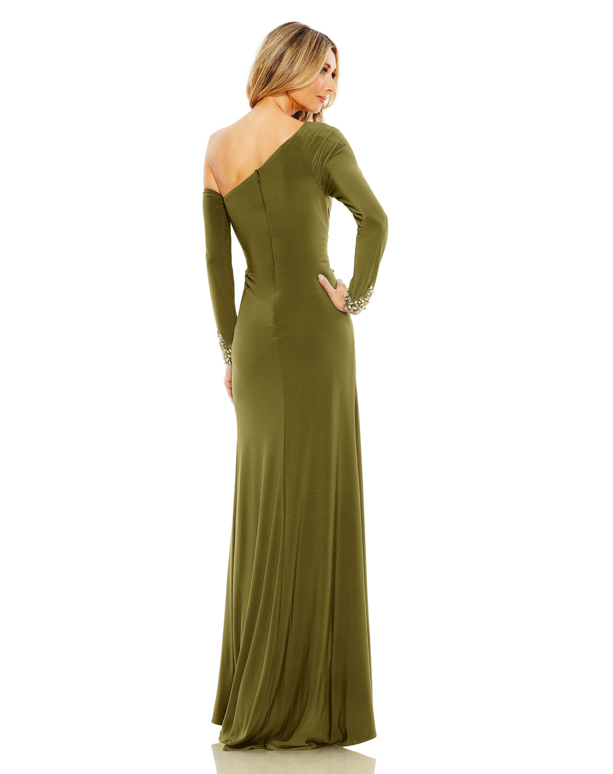 Mac Duggal 12489-Olive-BK