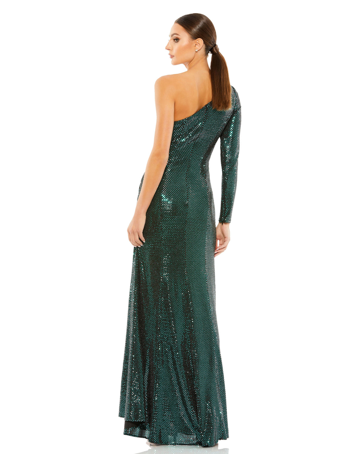 Mac Duggal 12501-BottleGreen-BK