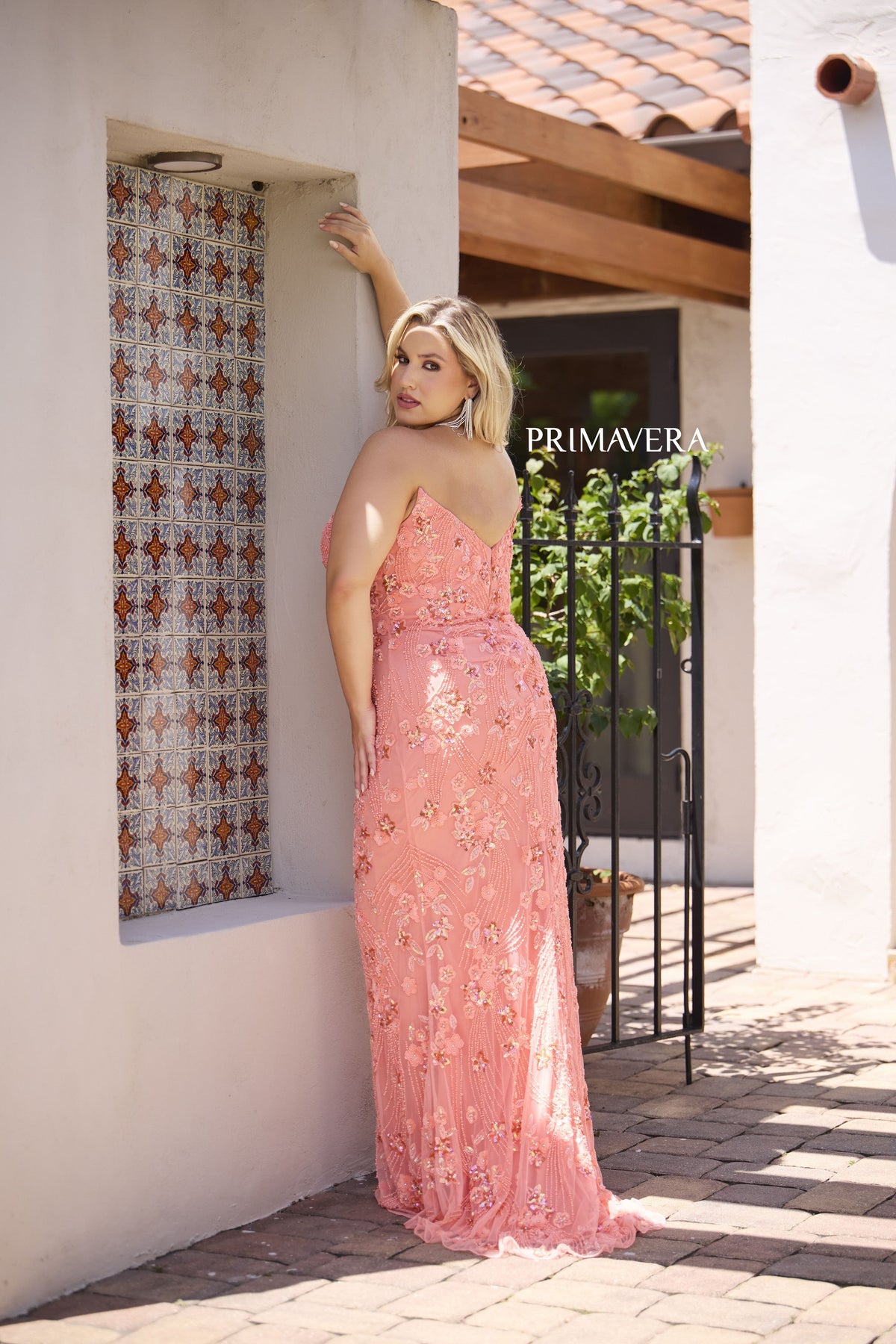 Primavera Couture 14080_CORAL_BACK