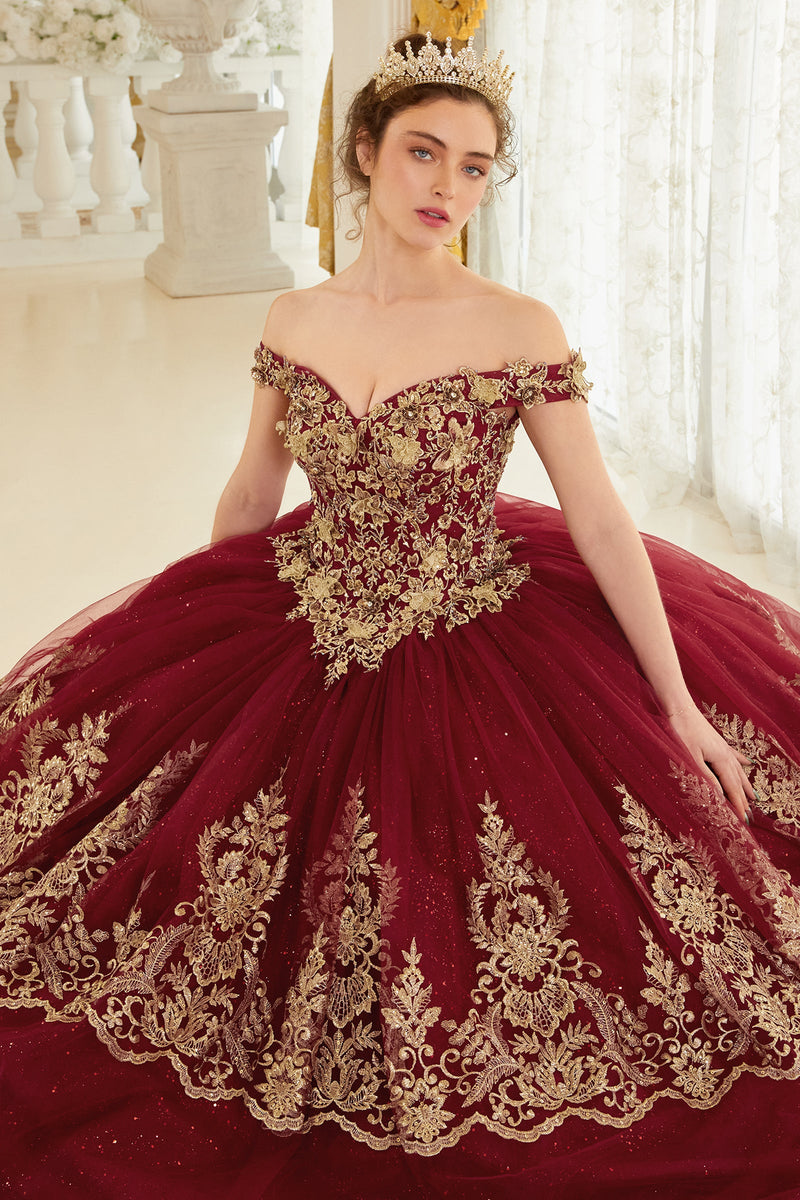 Ladivine by Cinderella Divine 15705_burgundy-gold_1