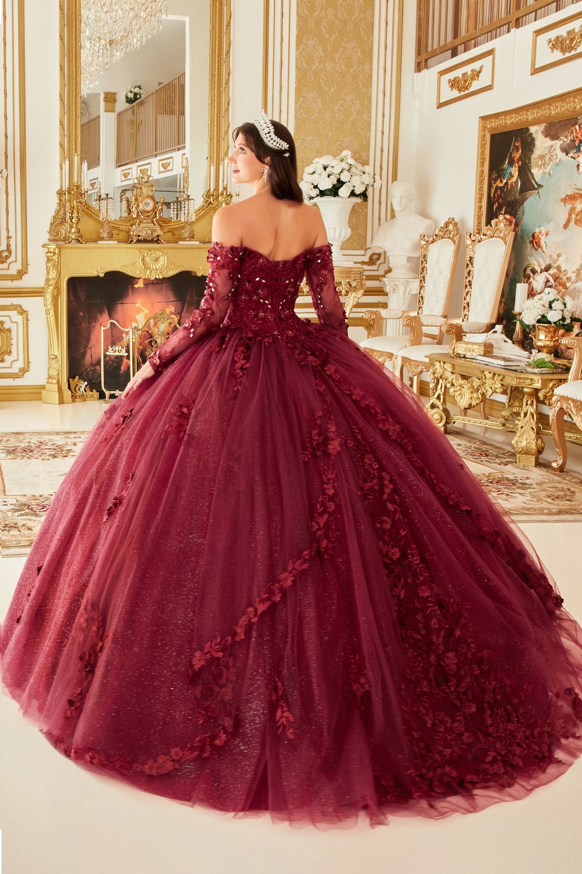 Ladivine by Cinderella Divine 15706_burgundy_1