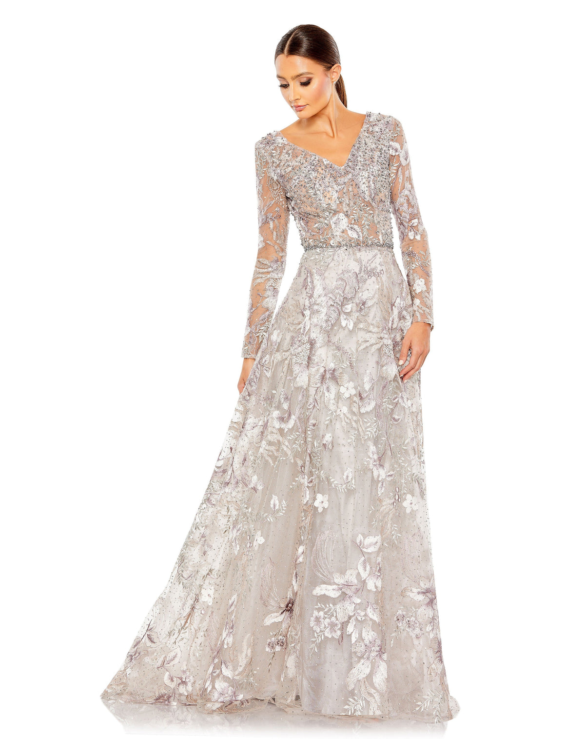Mac Duggal 20214-VintageLilac-AB