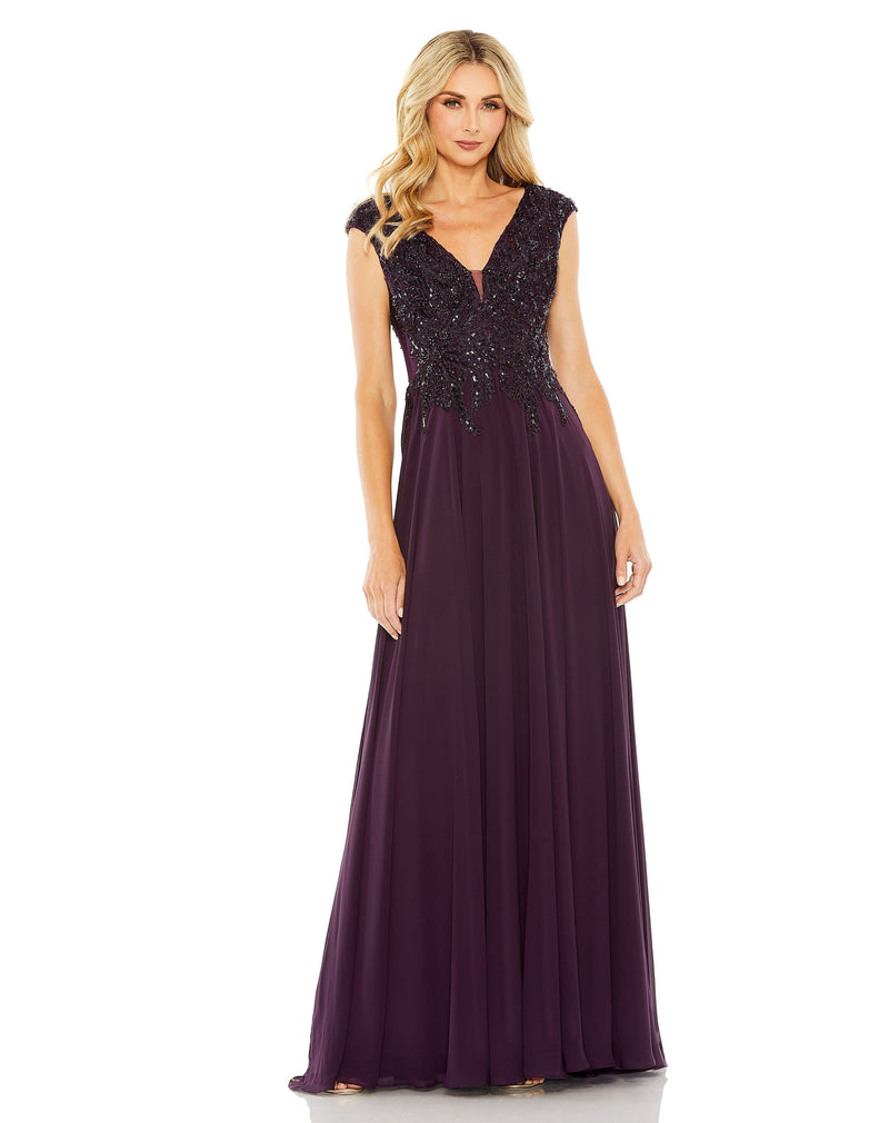 Mac Duggal 20264-Aubergine-AB