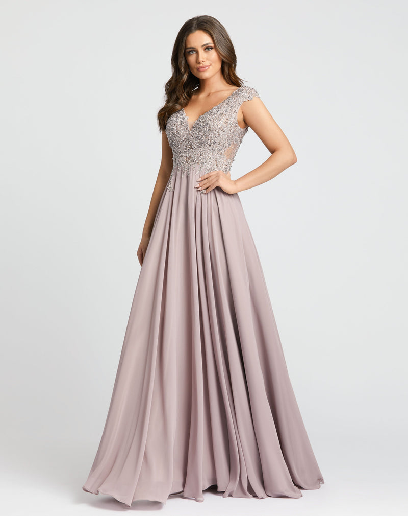 Mac Duggal 20264-VintageLilac-AB
