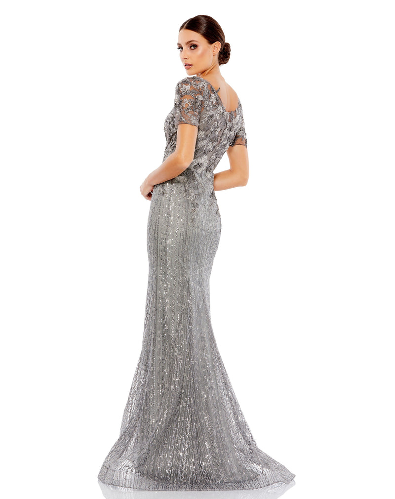 Mac Duggal 20282-DarkGrey-BK