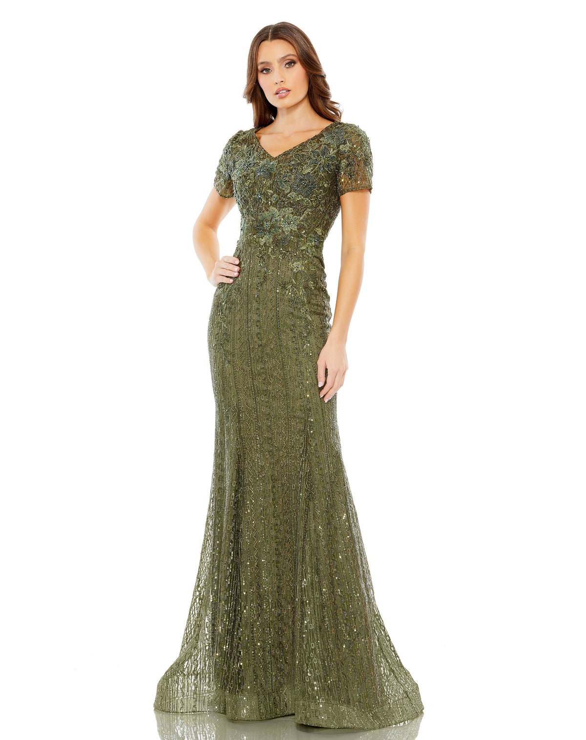Mac Duggal 20282-Olive-AB