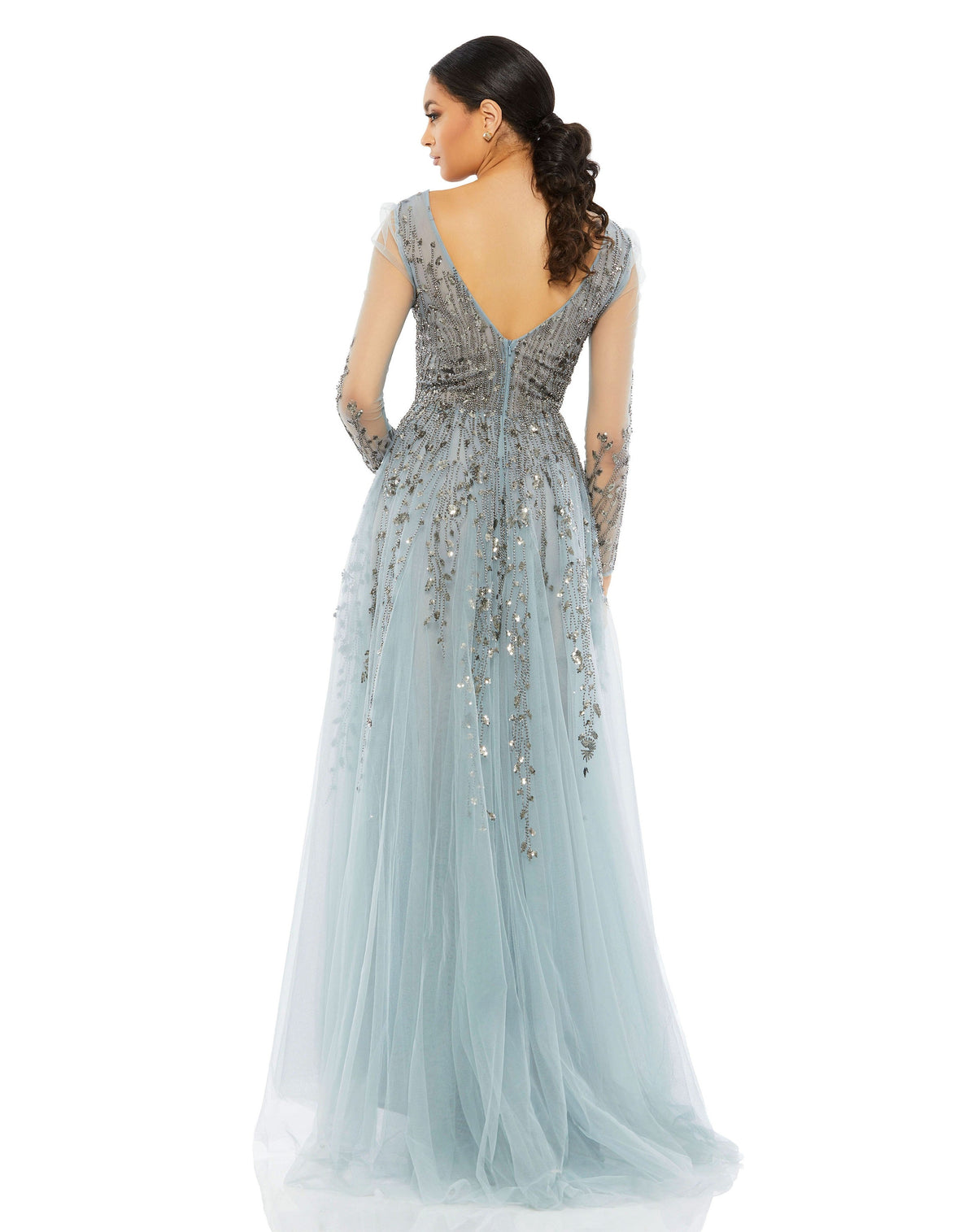 Mac Duggal 20295-Platinum-BK