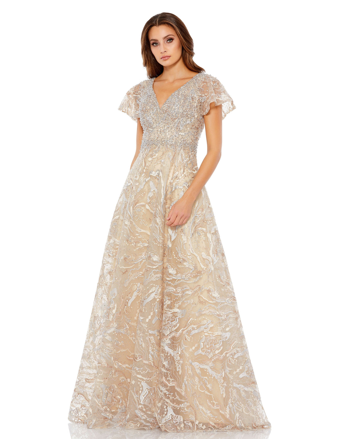 Mac Duggal 20301-ChampagneGold-AB