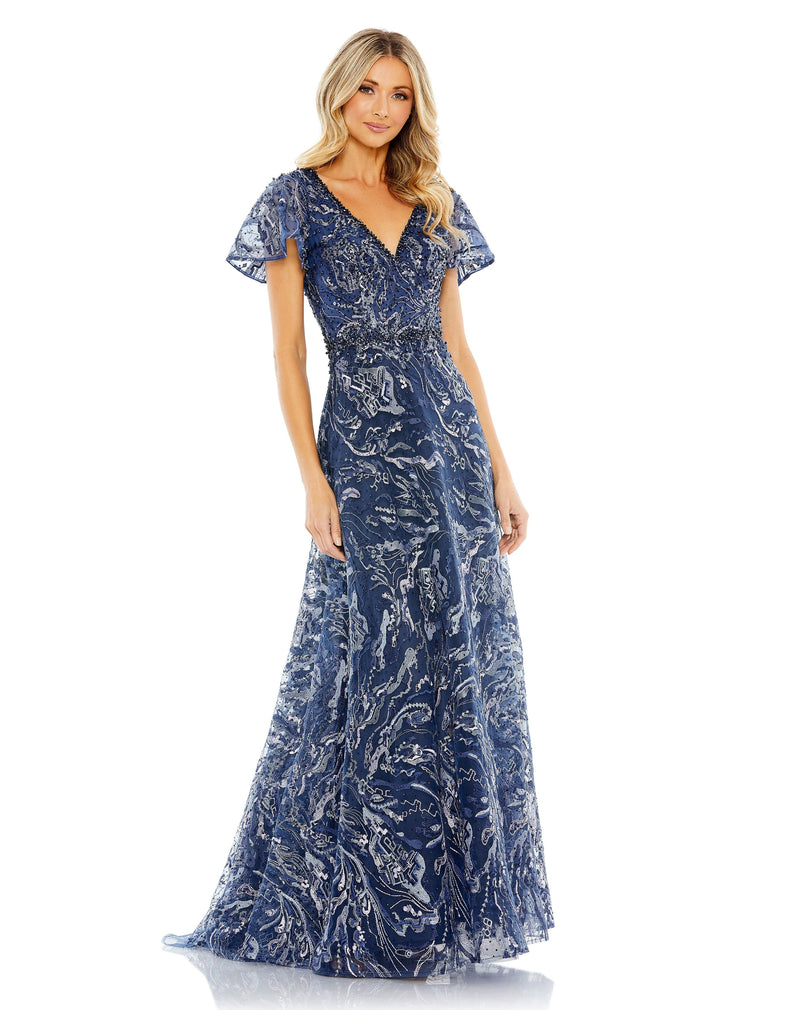 Mac Duggal 20301-Navy-AB