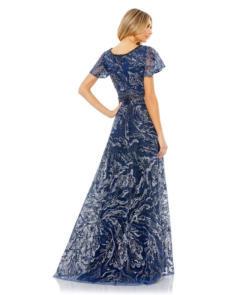 Mac Duggal 20301-Navy-BK
