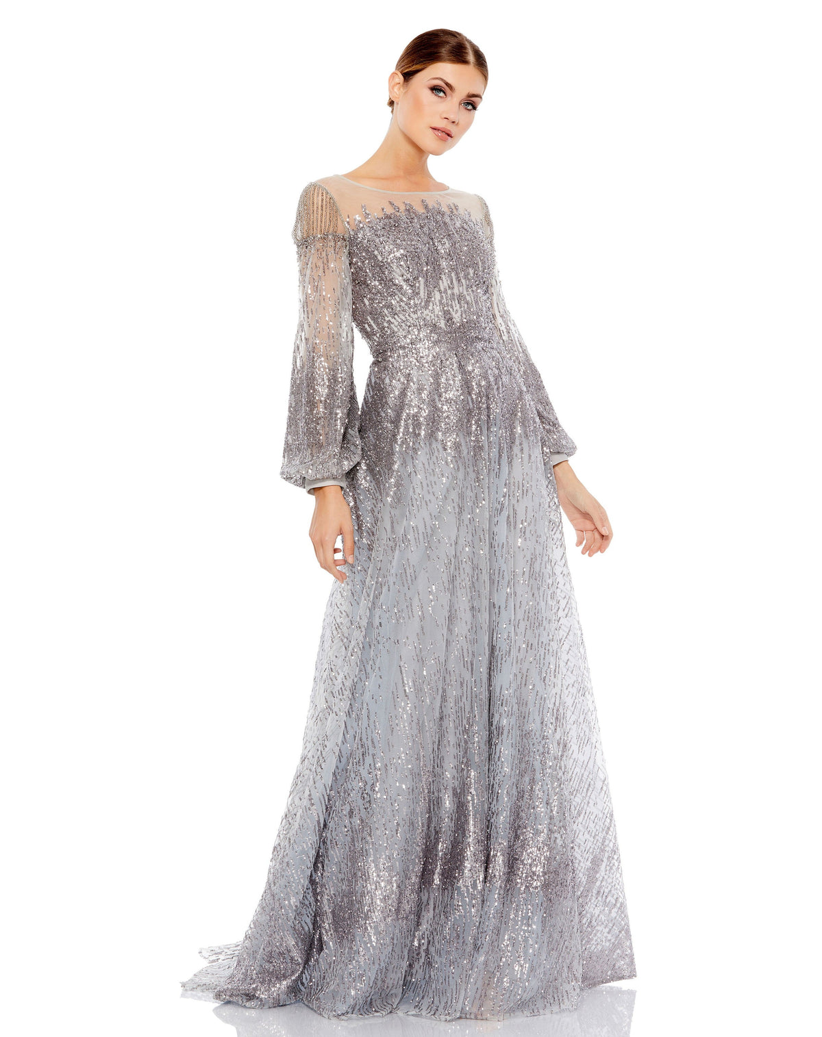 Mac Duggal 20307-Platinum-AB